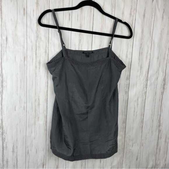 Eileen Fisher Tops - Eileen Fisher 100% silk gray cami tank Small